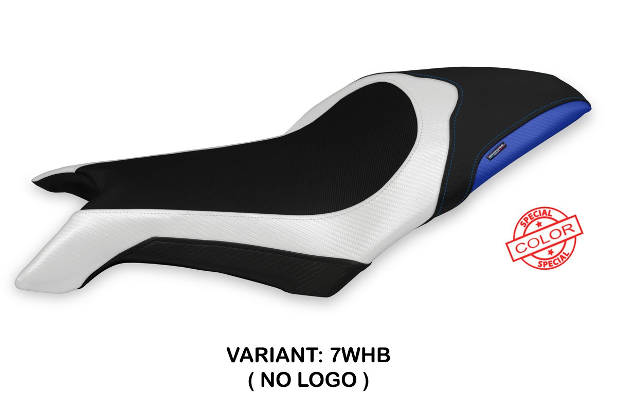 Rivestimento sella TPZ Lapovo Special bianco-blu Mv Agusta Dragster 800 2019-2025
