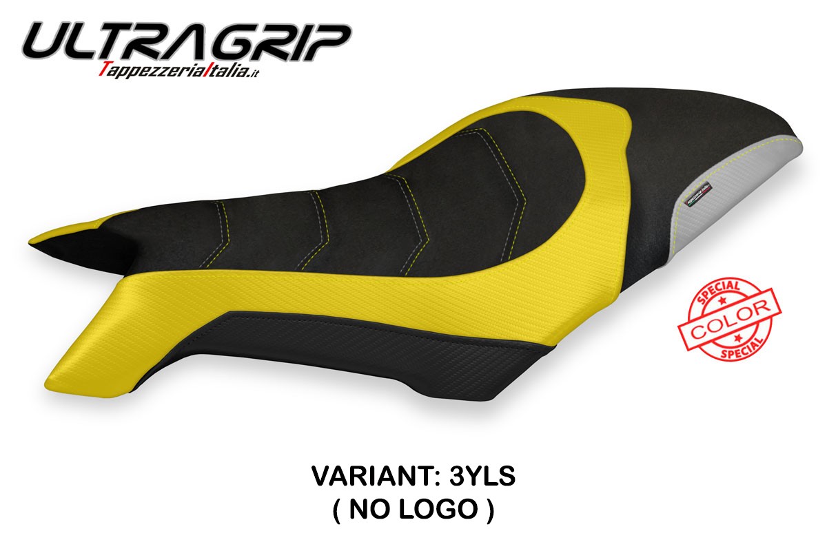 Rivestimento sella TPZ Svaliava Ultragrip Special giallo-argento Mv Agusta Dragster 800 2019-2025
