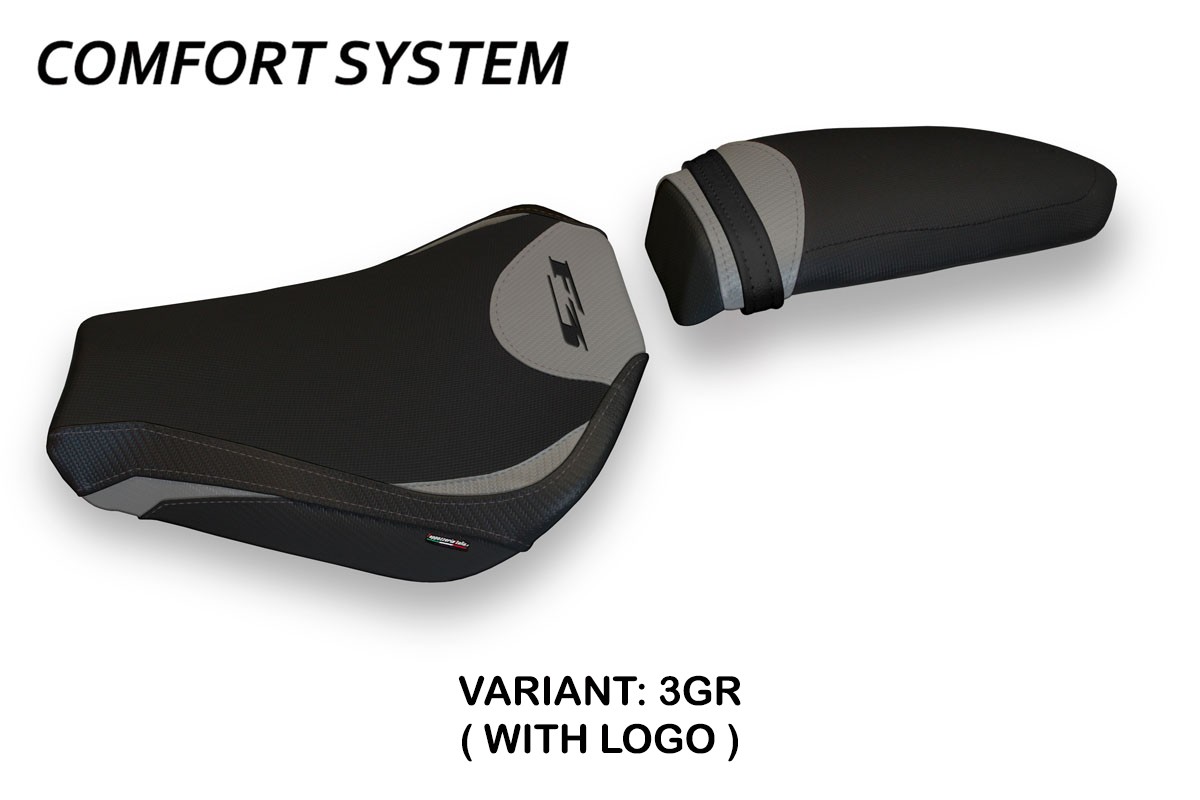 Rivestimento sella TPZ Zara 1 Comfort Logo grigio Mv Agusta F3 2012-2025