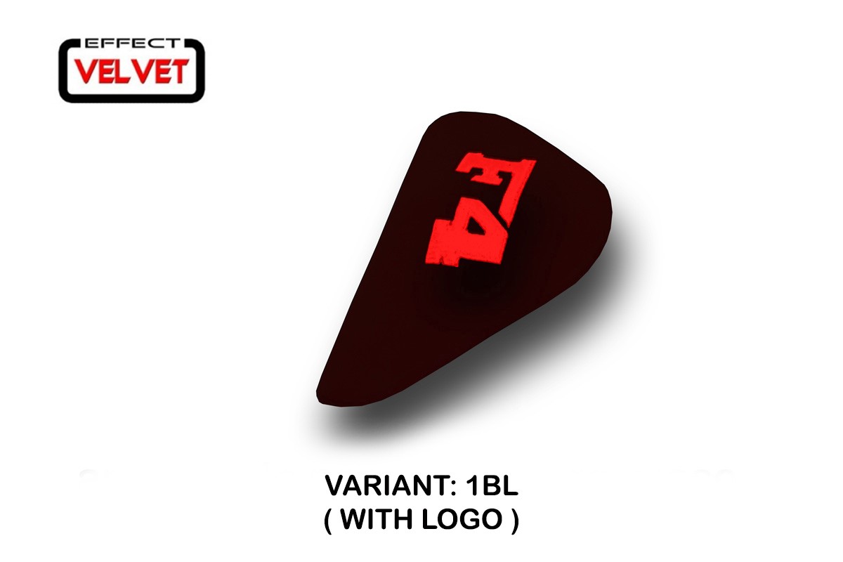 TPZ Ettore Velvet black Saddle covering Logo Mv Agusta F4 1999-2009