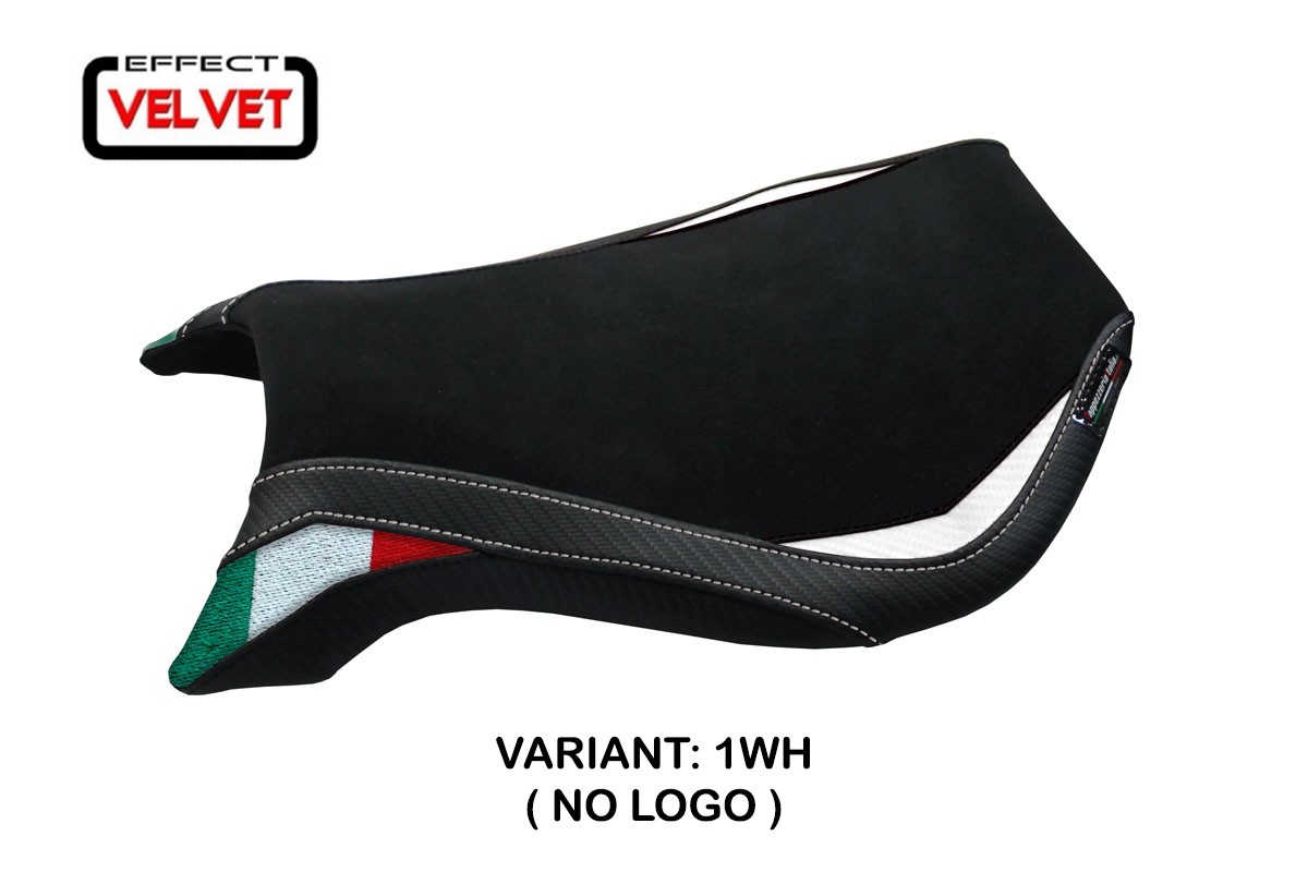 Rivestimento sella TPZ Natori Trico Velvet bianco Mv Agusta F4 1999-2009