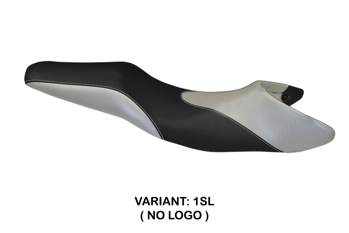 Rivestimento sella TPZ Mauro Carbon Color argento Suzuki GSR600 2006-2011