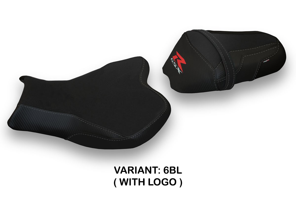 TPZ Cevio black Saddle covering Logo Suzuki GSXR1000 2009-2016