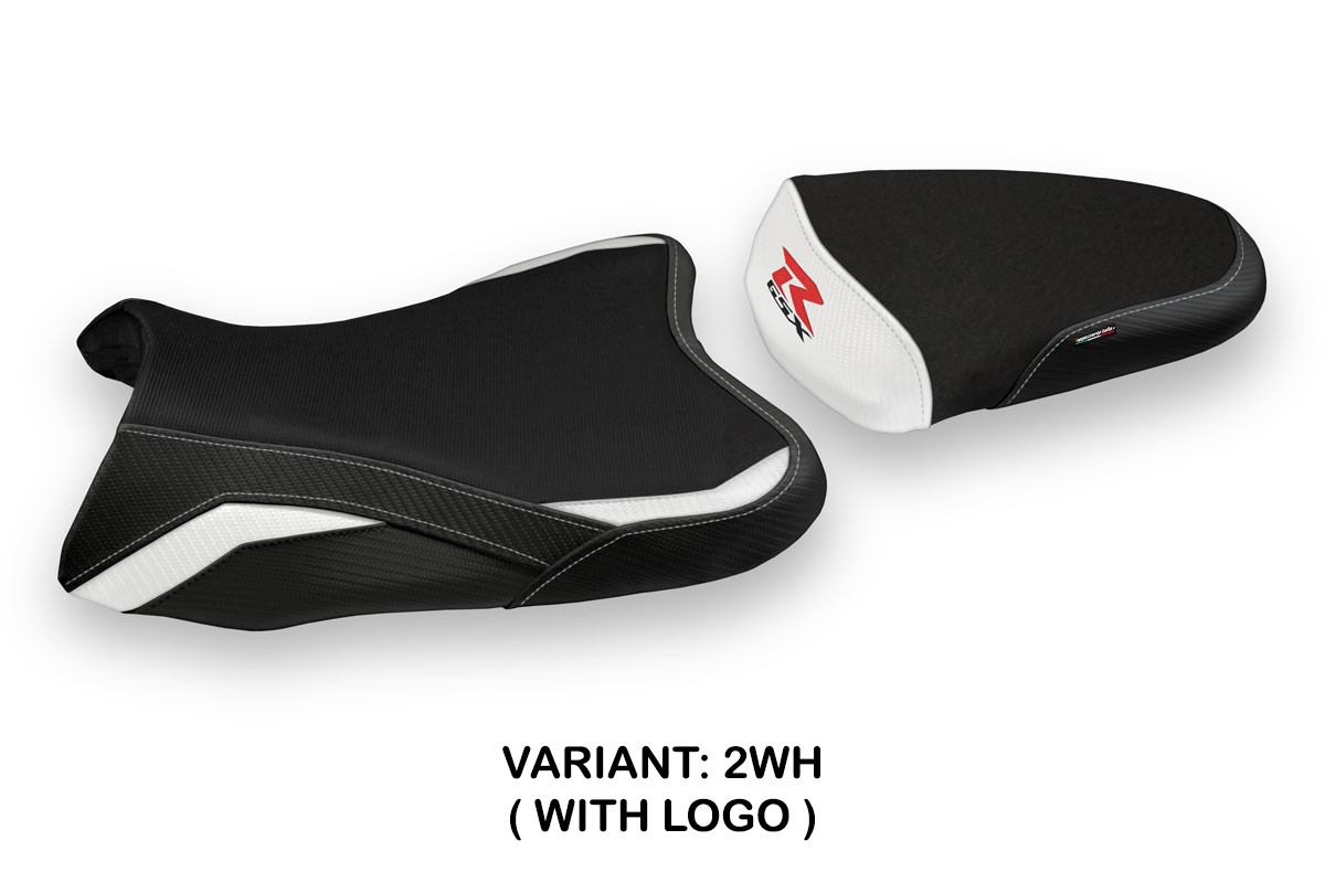 Rivestimento sella TPZ Nikiti Logo bianco Suzuki GSXR600/750 2006-2007
