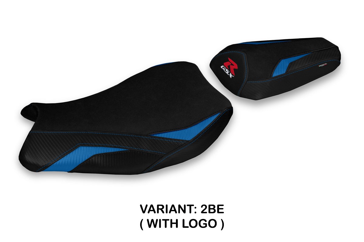 Rivestimento sella TPZ Elmas Logo blu Suzuki GSXR1000 2017-2023