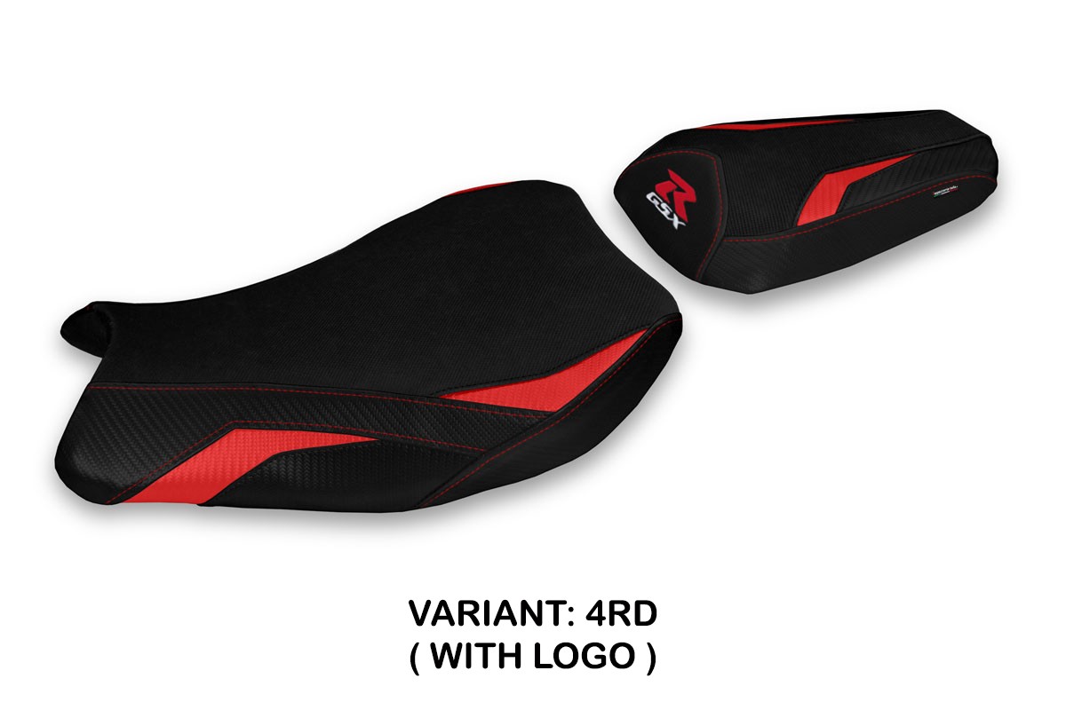 Rivestimento sella TPZ Elmas Logo rosso Suzuki GSXR1000 2017-2023