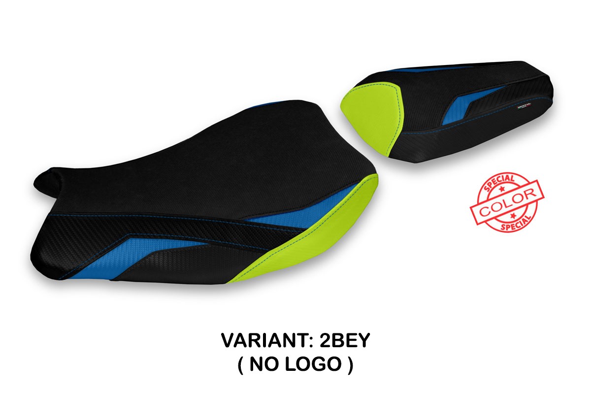 Rivestimento sella TPZ Elmas Special blu-giallo Suzuki GSXR1000 2017-2023