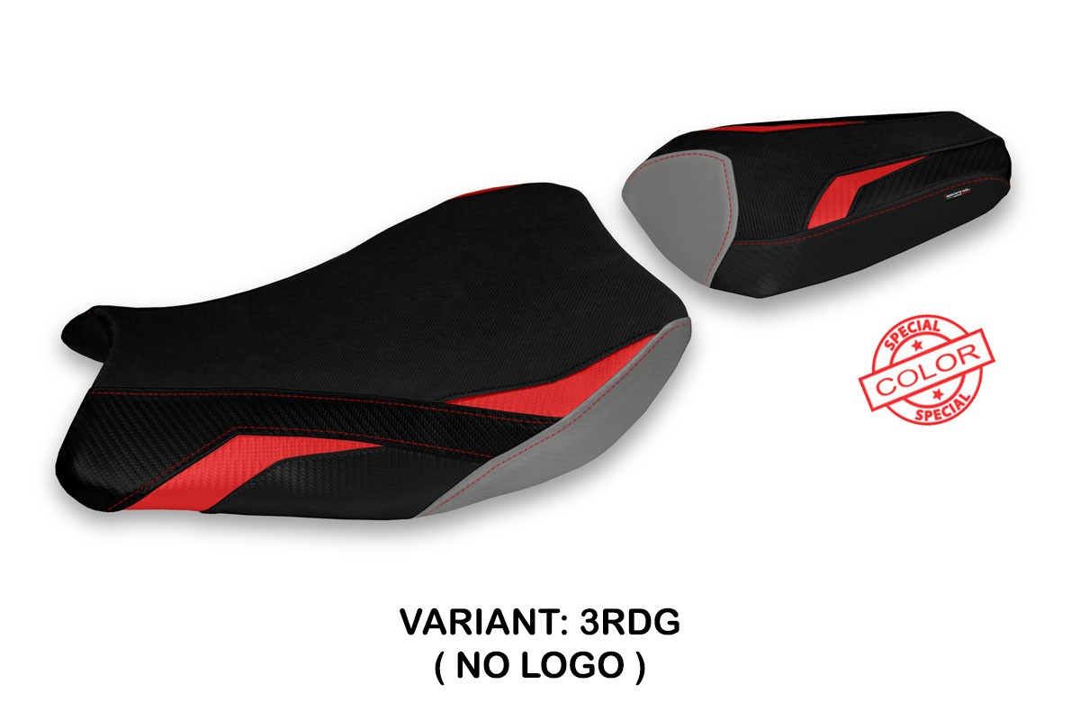 Rivestimento sella TPZ Elmas Special rosso-grigio Suzuki GSXR1000 2017-2023