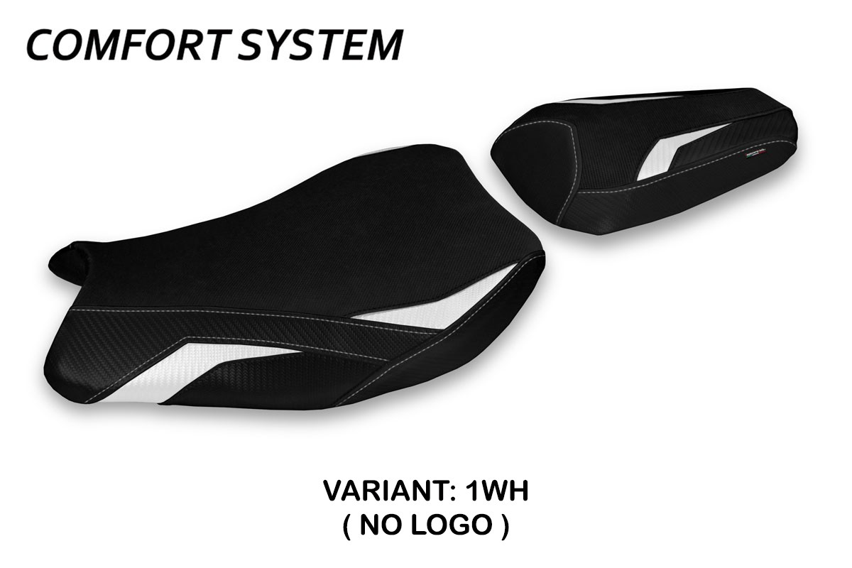 Rivestimento sella TPZ Paceco Comfort bianco Suzuki GSXR1000 2017-2023