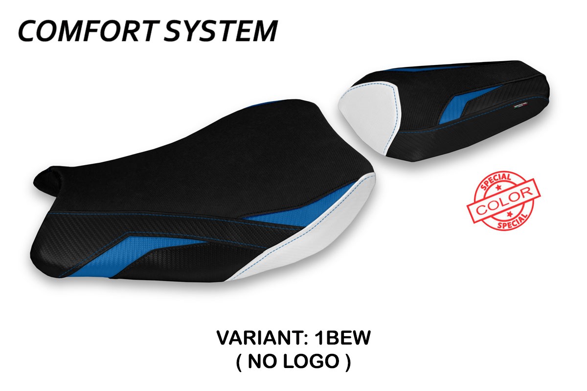 Rivestimento sella TPZ Paceco Comfort Special blu-bianco Suzuki GSXR1000 2017-2023