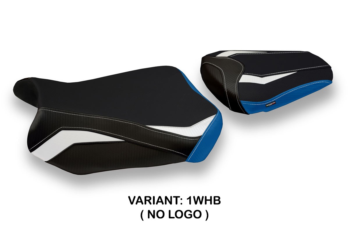 Rivestimento sella TPZ Manila Special bianco-blu Suzuki GSXR600/750 2011-2023
