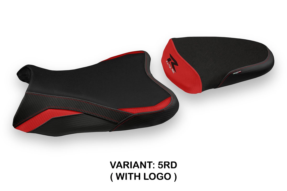 Rivestimento sella TPZ Omar Logo rosso Suzuki GSXR1000 2007-2008