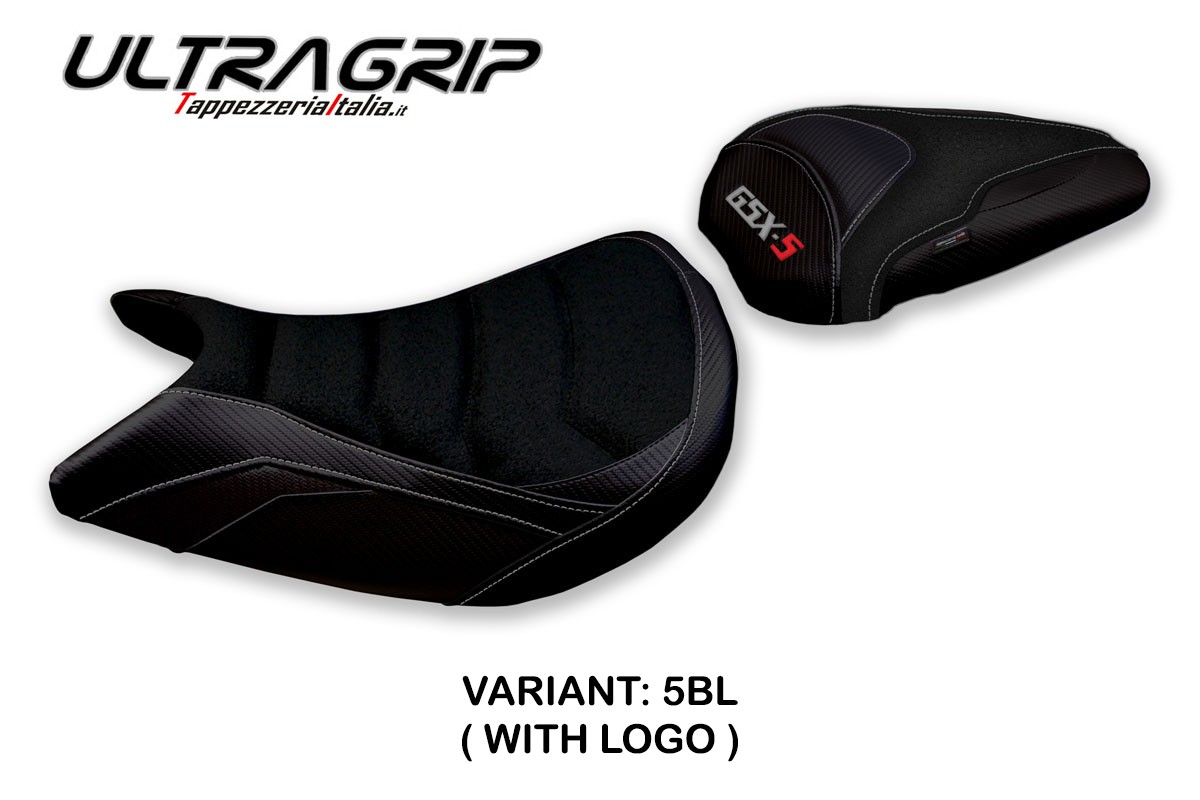 Rivestimento sella TPZ Raglan Ultragrip Logo nero Suzuki GSXS1000F 2015-2020