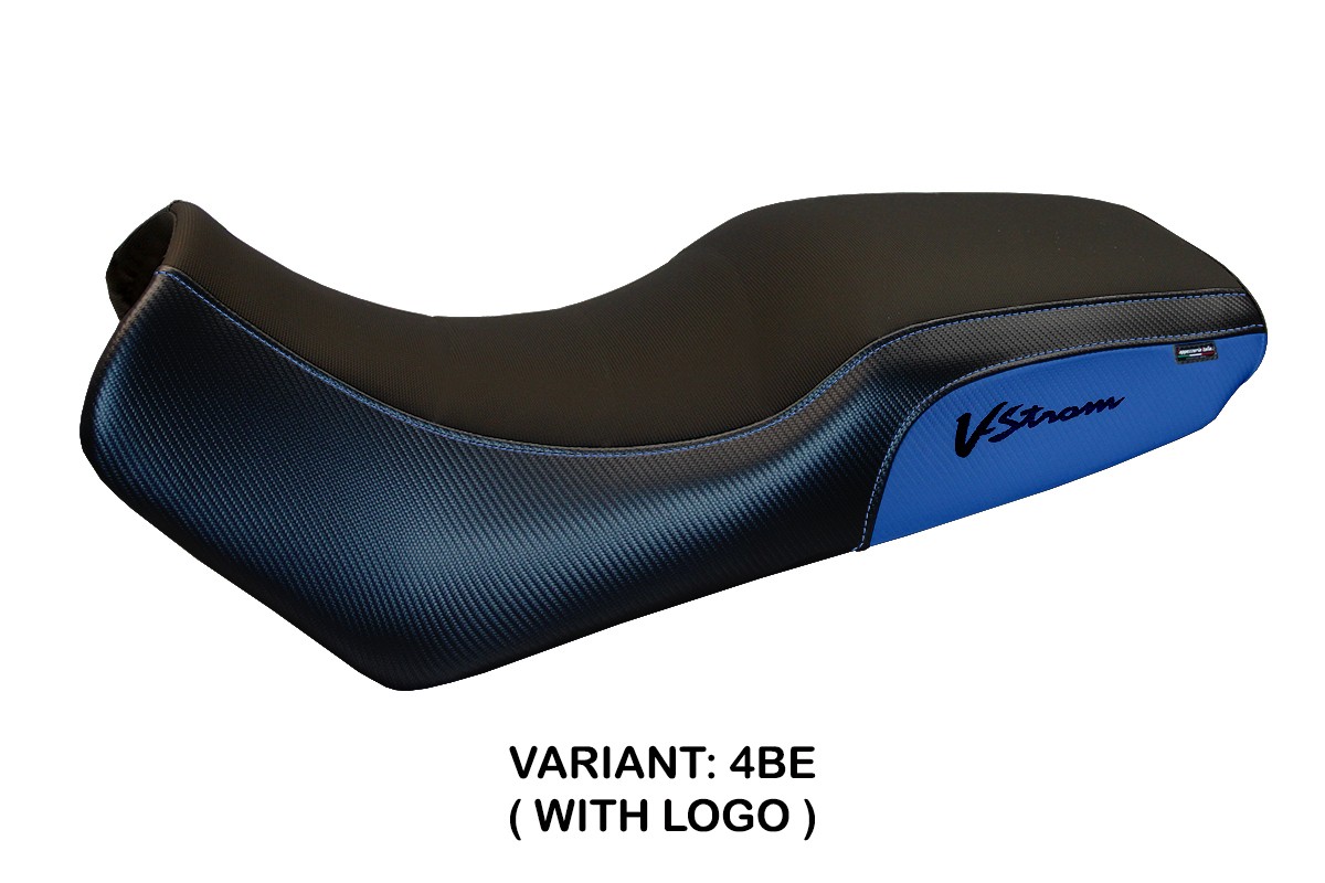 Rivestimento sella TPZ Melito Logo blu Suzuki Vstrom 650DL 2004-2011