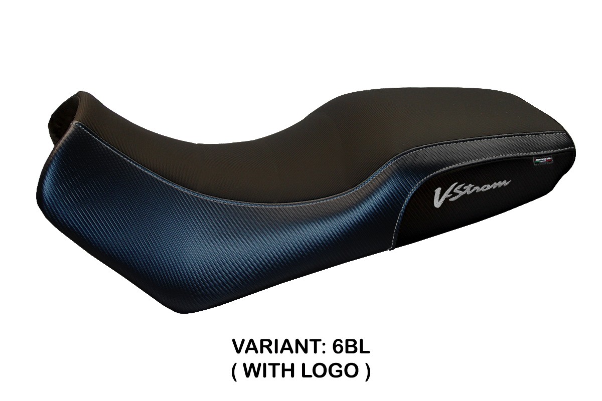 Rivestimento sella TPZ Melito Logo nero Suzuki Vstrom 1000DL 2002-2008