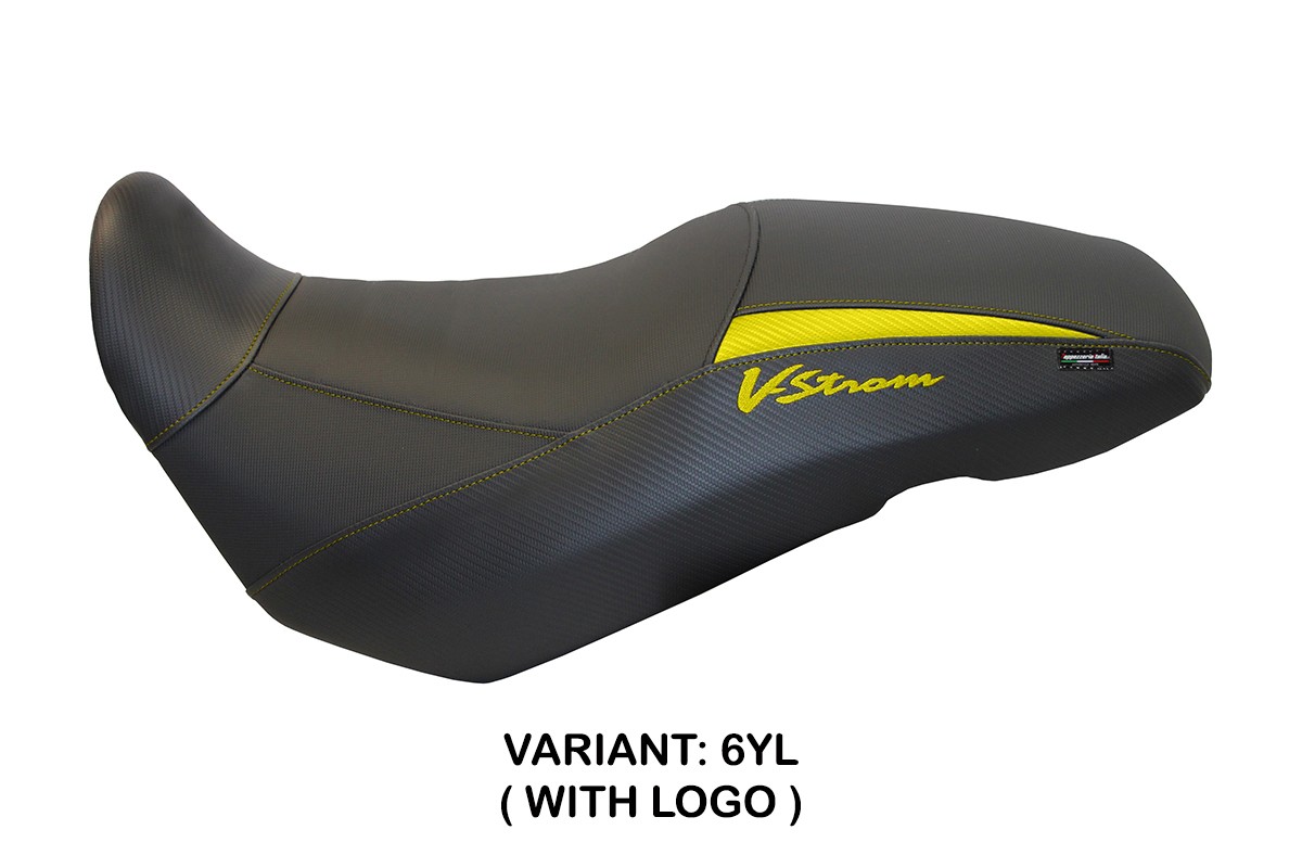 Rivestimento sella TPZ Iowa Logo giallo Suzuki Vstrom 650 2017-2024