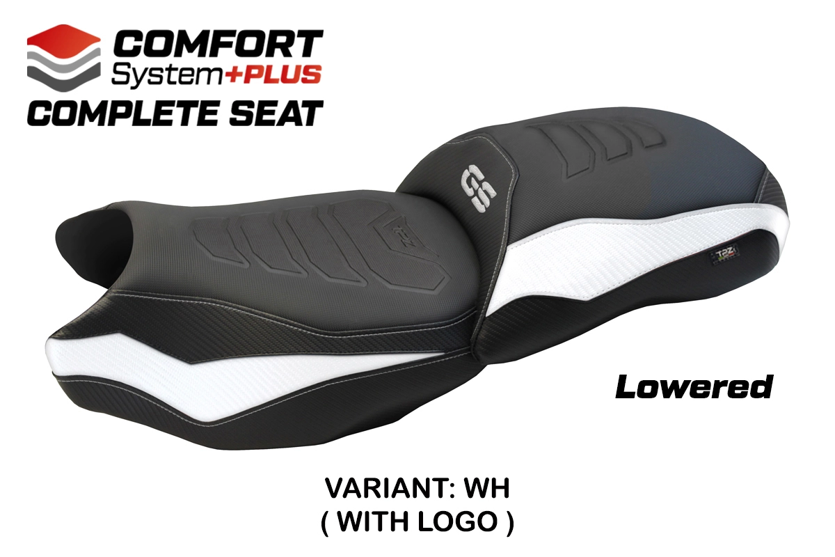 Sella Ribassata TPZ Mainz Comfort Plus Bianco Logo BMW R1200GS 2013-2018