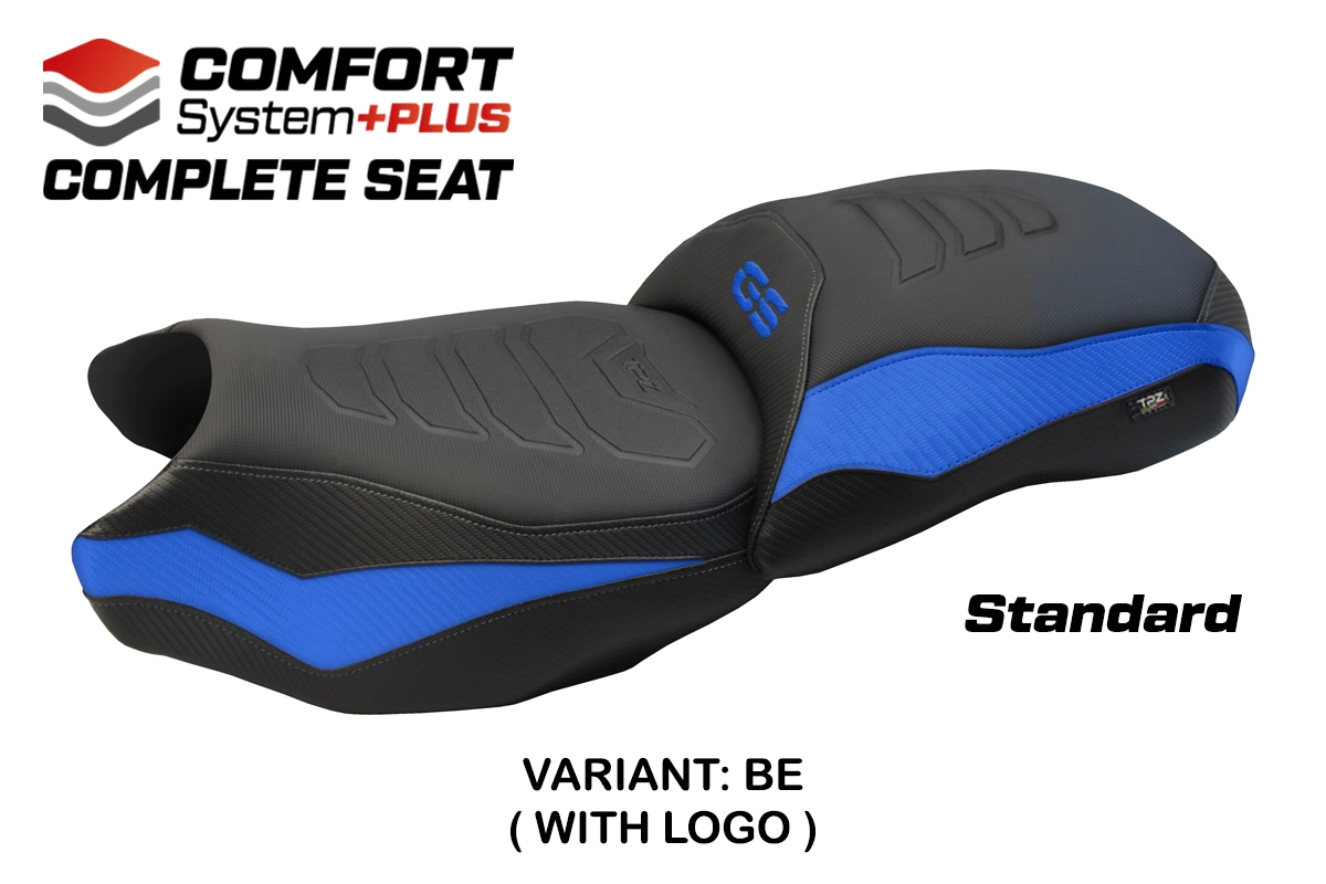TPZ Paphos Comfort Plus Blue Saddle Logo BMW R1250GS 2019-2023