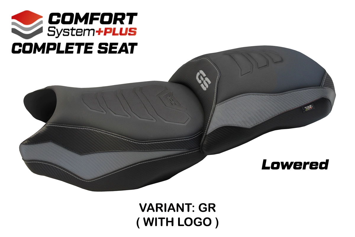 Sella Ribassata TPZ Paphos Comfort Plus Grigio Logo BMW R1250GS 2019-2023