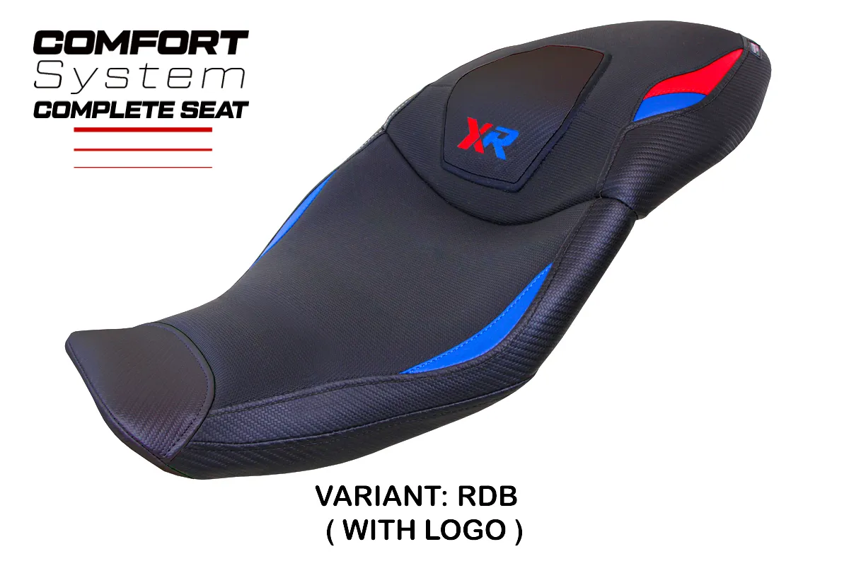 TPZ Rottweil Comfort Red-Blue Saddle Logo BMW S1000XR 2020-2023