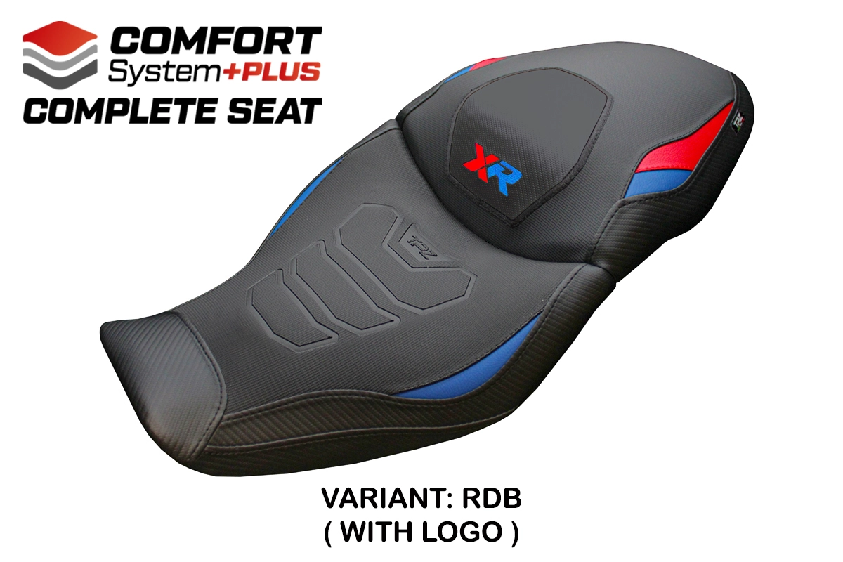 TPZ Rottweil Comfort Plus Red-Blue Saddle Logo BMW S1000XR 2020-2023