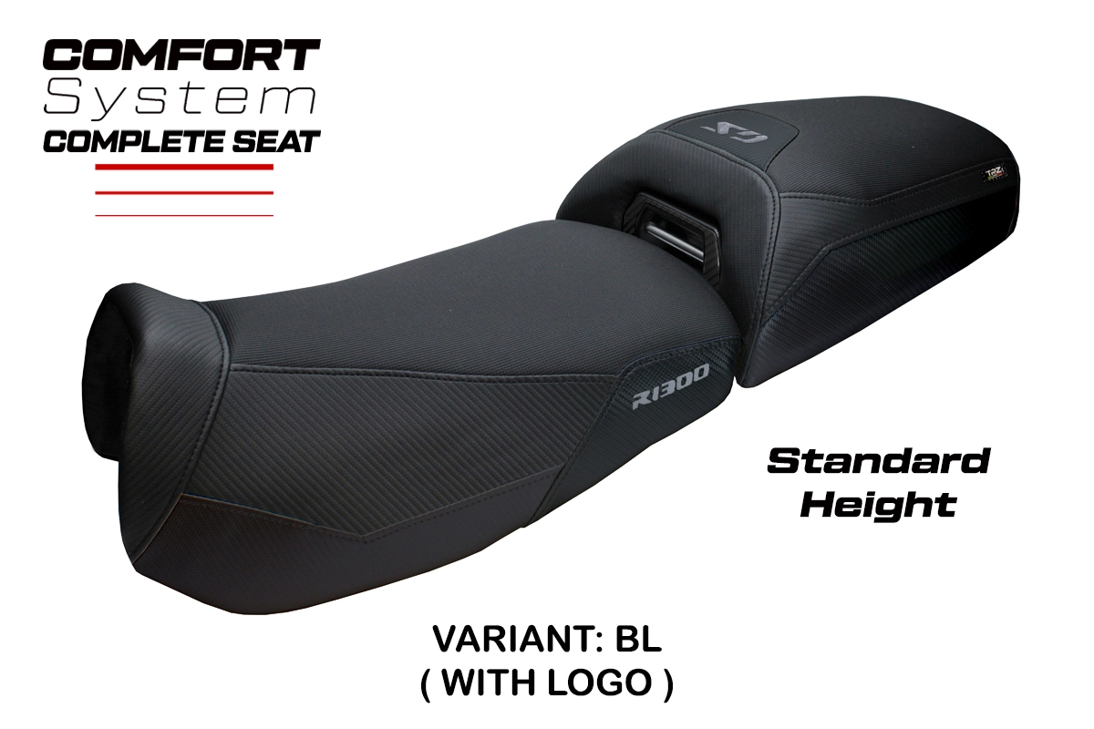 TPZ Aalen Comfort Black Saddle Logo BMW R1300GS Adventure 2024-2026