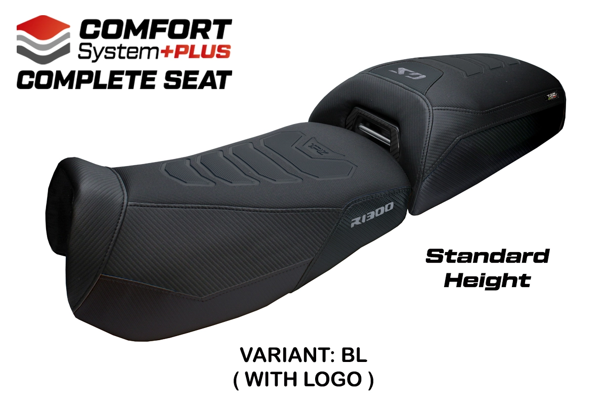 TPZ Aalen Comfort Plus Black Saddle Logo BMW R1300GS Adventure 2024-2026