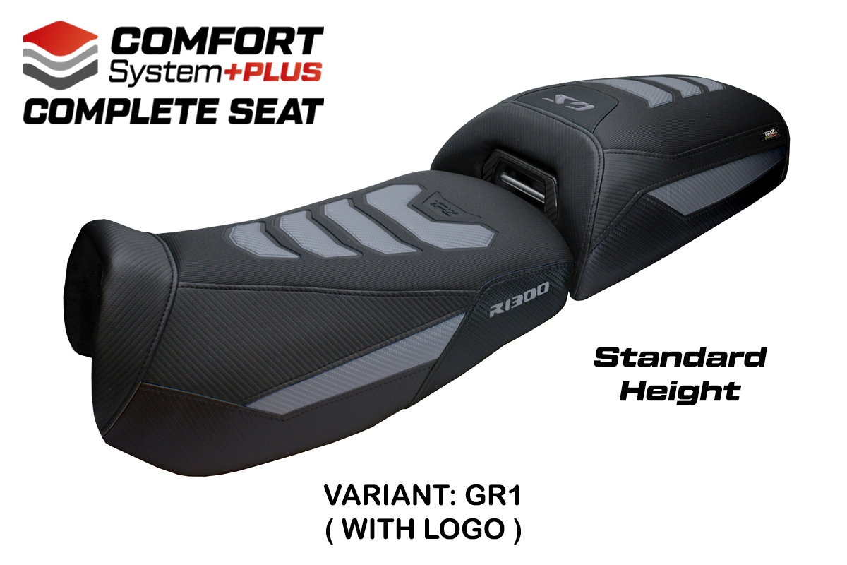 TPZ Aalen Comfort Plus Grey Saddle Logo BMW R1300GS Adventure 2024-2026