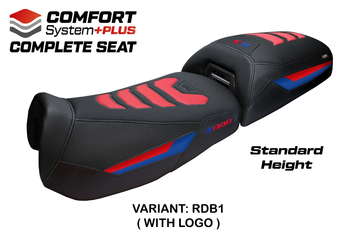 TPZ Saddle BMW R1300GS Adventure 2024-2026 Aalen Comfort Plus Blue-Red Logo