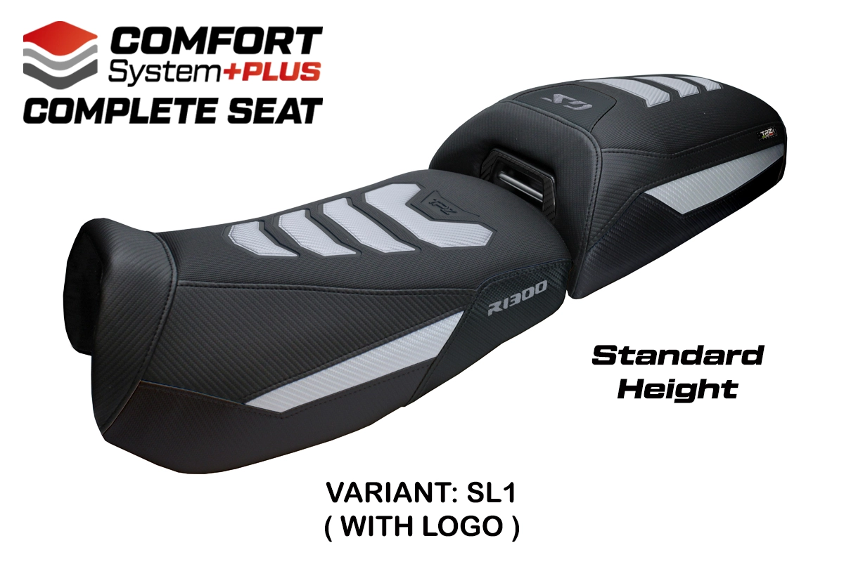 TPZ Aalen Comfort Plus Silver Saddle Logo BMW R1300GS Adventure 2024-2026