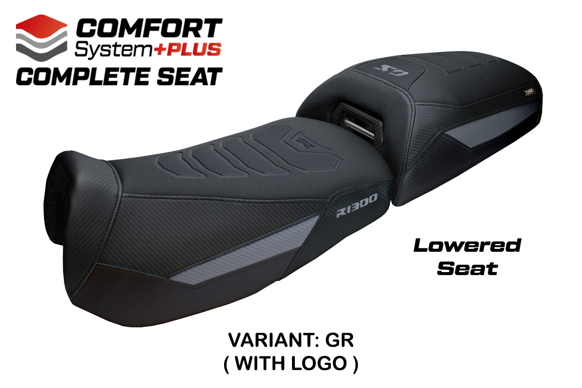 TPZ Saddle BMW R1300GS Adventure 2024-2026 Aalen Low Comfort Plus Grey Logo