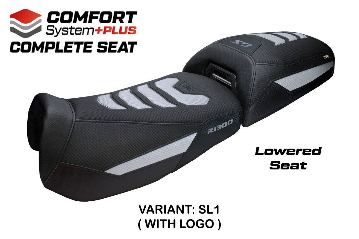 TPZ Aalen Low Comfort Plus Silver Saddle Logo BMW R1300GS Adventure 2024-2026