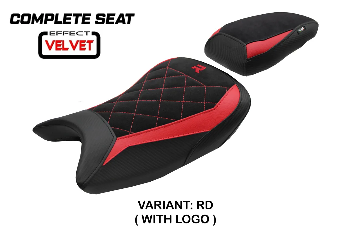 TPZ Saddle BMW S1000R 2021-2026 Bexley Velvet Red Logo