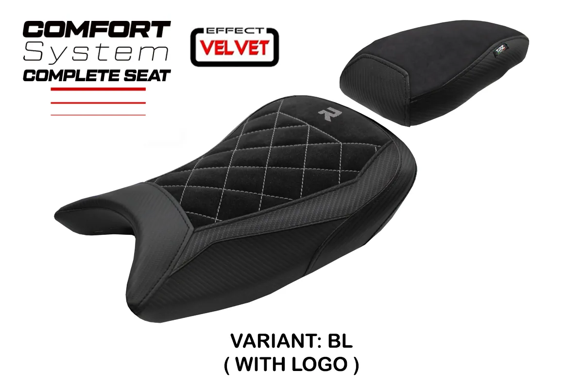TPZ Saddle BMW S1000R 2021-2026 Bexley Velvet Comfort Black Logo