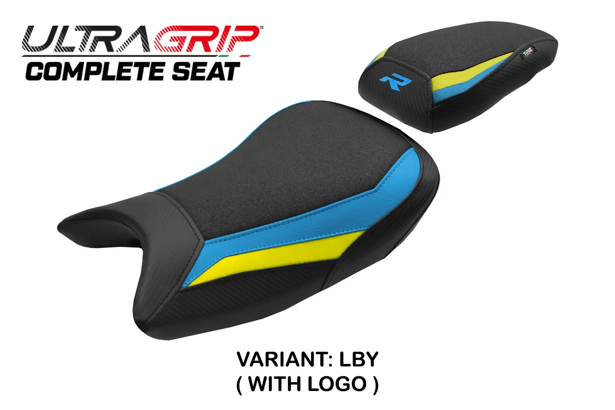 TPZ Saddle BMW S1000R 2021-2026 Bexley Ultragrip Yellow-Blue Logo