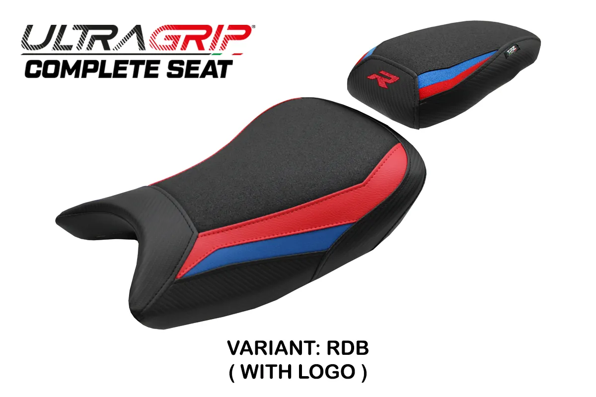 TPZ Saddle BMW S1000R 2021-2026 Bexley Ultragrip Red-Blue Logo