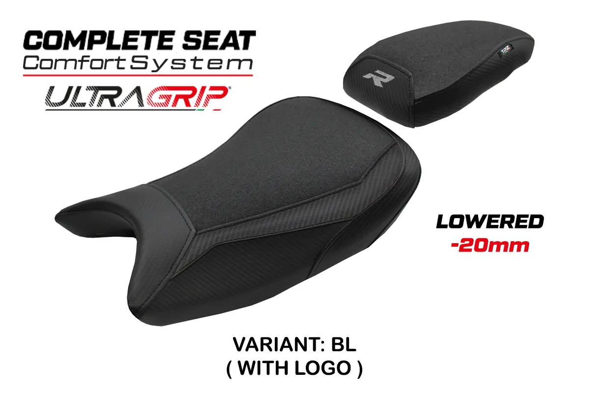 TPZ Bexley Low Ultragrip Comfort Black Saddle Logo BMW S1000R 2021-2026