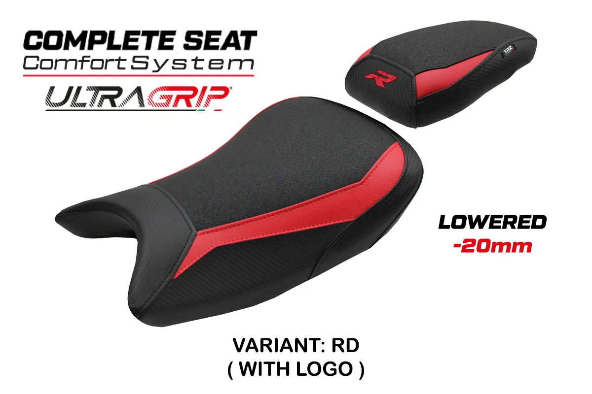 TPZ Bexley Low Ultragrip Comfort Red Saddle Logo BMW S1000R 2021-2026
