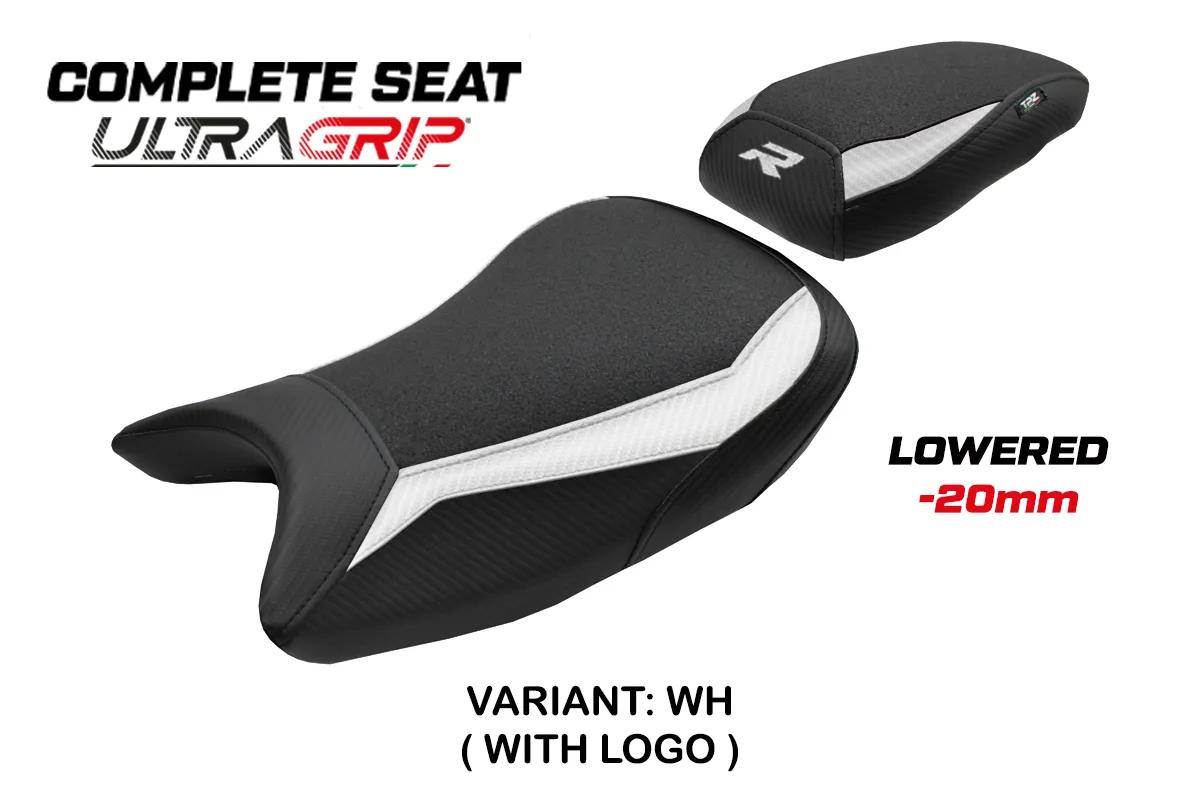 TPZ Bexley Low Ultragrip White Saddle Logo BMW S1000R 2021-2026