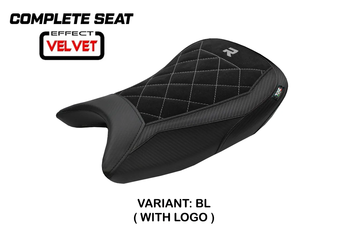 TPZ Bexley Velvet Black Saddle Logo BMW S1000R 2021-2026