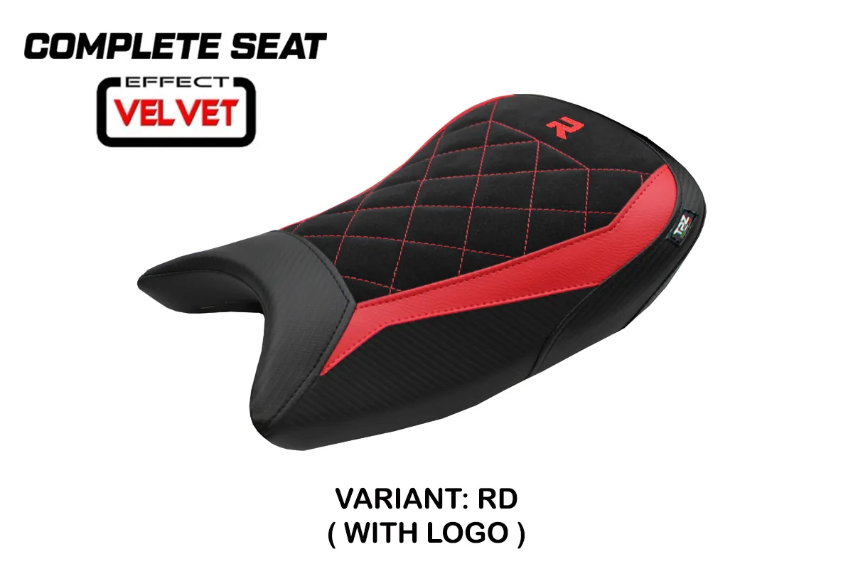 TPZ Bexley Velvet Red Saddle Logo BMW S1000R 2021-2026
