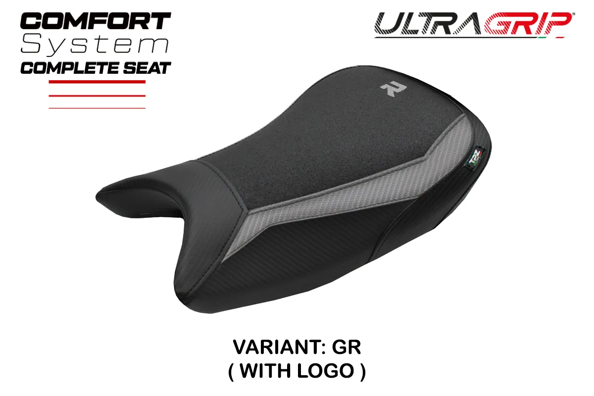 TPZ Bexley Ultragrip Comfort Grey Saddle Logo BMW S1000R 2021-2026