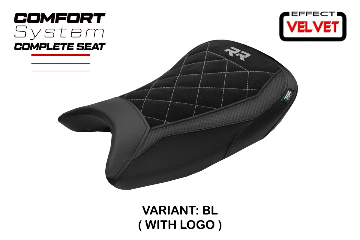 TPZ Varel Velvet Comfort Black Saddle Logo BMW S1000RR 2019-2026