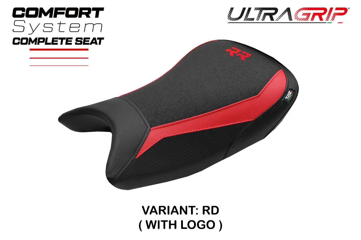 TPZ Varel Ultragrip Comfort Red Saddle Logo BMW S1000RR 2019-2026
