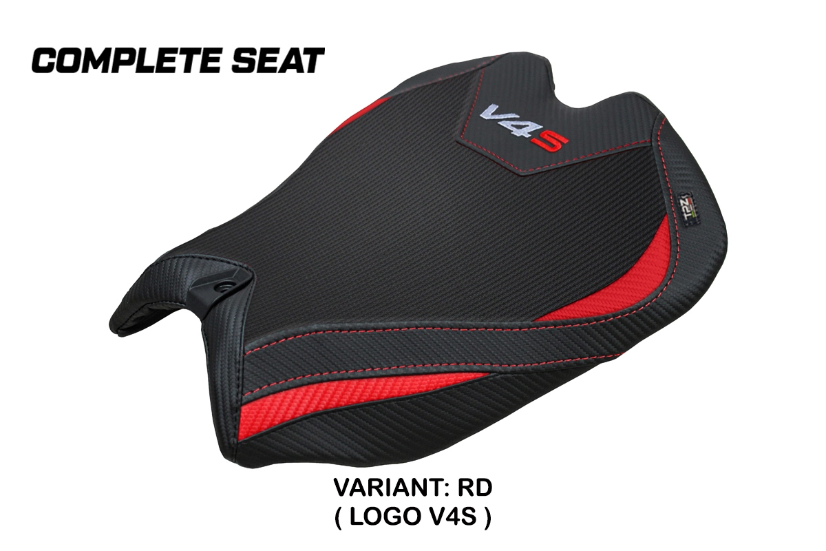 TPZ Pavia Red Saddle Ducati Panigale V4S 2025-2026