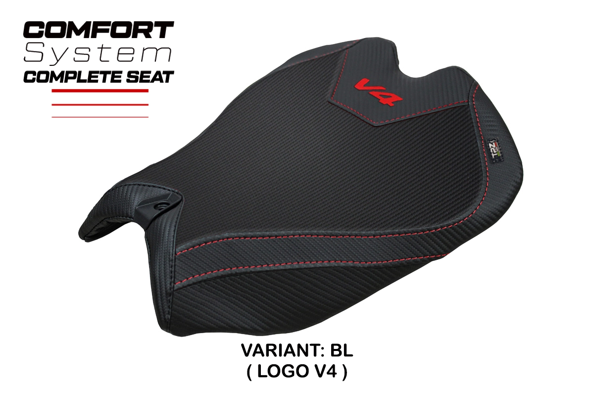 TPZ Pavia Comfort Black Saddle Ducati Panigale V4 2025-2026