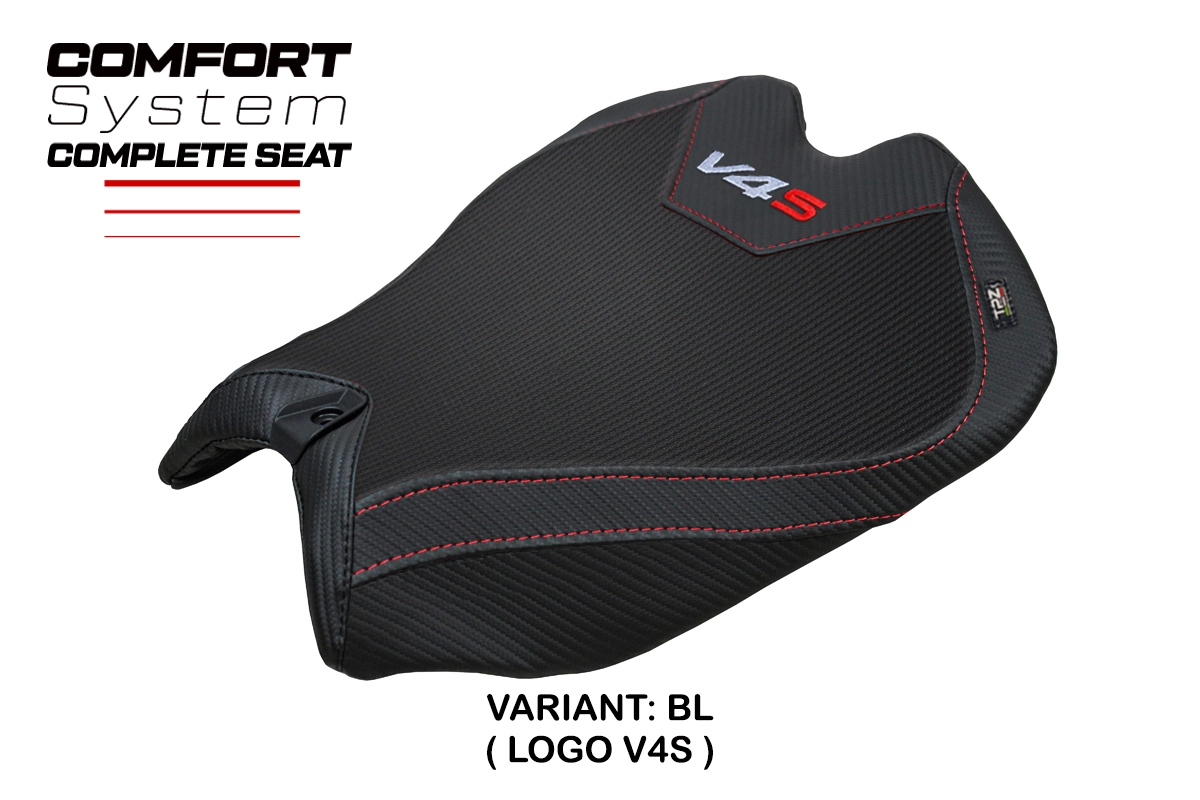 TPZ Pavia Comfort Black Saddle Ducati Panigale V4S 2025-2026