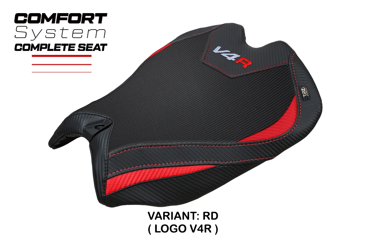 TPZ Pavia Comfort Red Saddle Ducati Panigale V4R 2025-2026