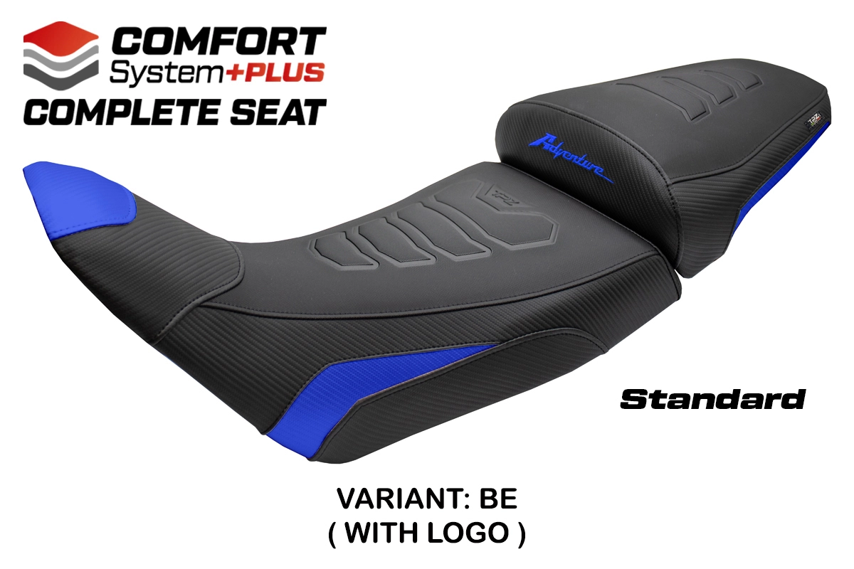 TPZ Saddle Honda Africa Twin 1100/ADVS 2020-2026 Asmara Comfort Plus Blue Logo
