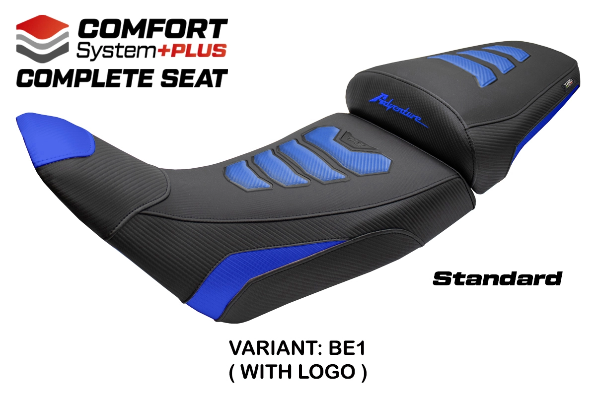 TPZ Asmara Comfort Plus Blue Saddle Logo Honda Africa Twin 1100/ADVS 2020-2026